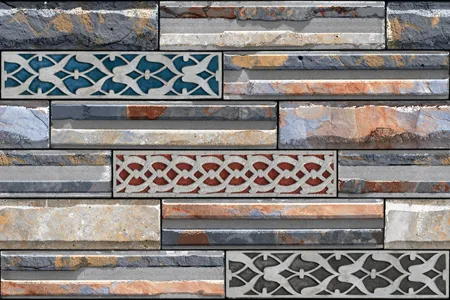 1406 300x450mm Matte Ceramic tile in a stone look