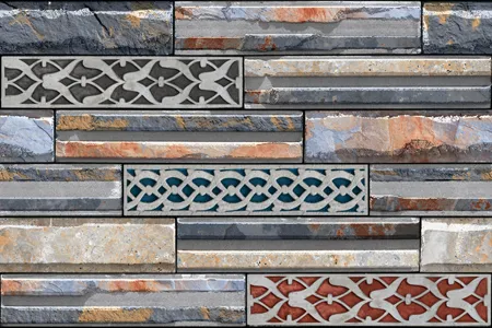1406 300x450mm Matte Ceramic tile in a stone look