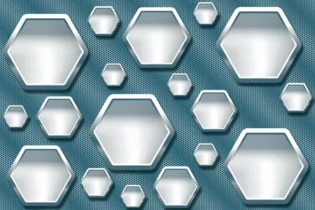 20913-D 300x450mm Glossy Ceramic tile in a 3d look