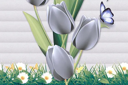 Glossy Finish 10836-HL2 Ceramic 300x450mm