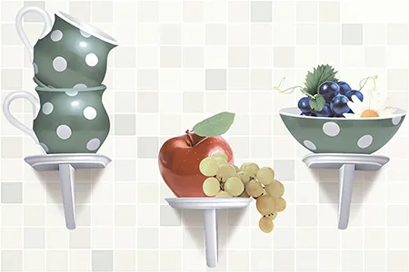 Glossy Finish 10658-HL-2 300x450mm