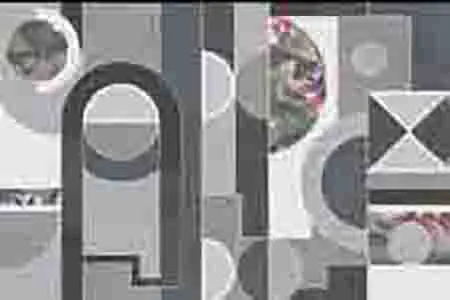 Crystal 17 HL 1 300x450mm Glossy Ceramic tile in a geometric look