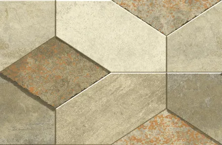 Hexa 04 300x450mm Matte Ceramic tile in a stone look