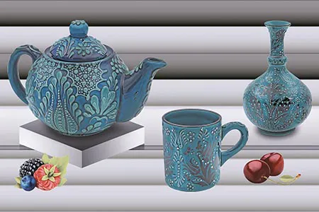Glossy Finish 10822-HL2 Ceramic 300x450mm