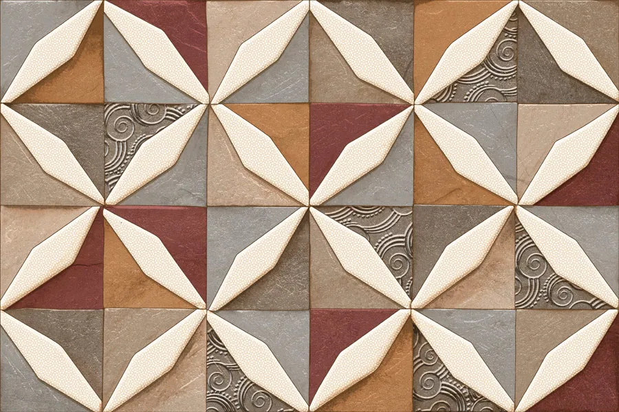 Spring 12 300x450mm Matte Ceramic tile in a stone look
