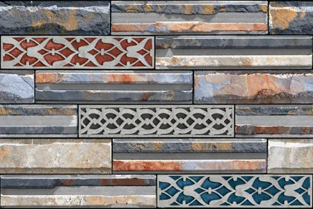 1406 300x450mm Matte Ceramic tile in a stone look