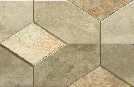 Hexa 04 300x450mm Matte Ceramic tile in a stone look