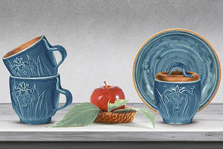 Glossy Finish 10537-HL-2 Ceramic 300x450mm