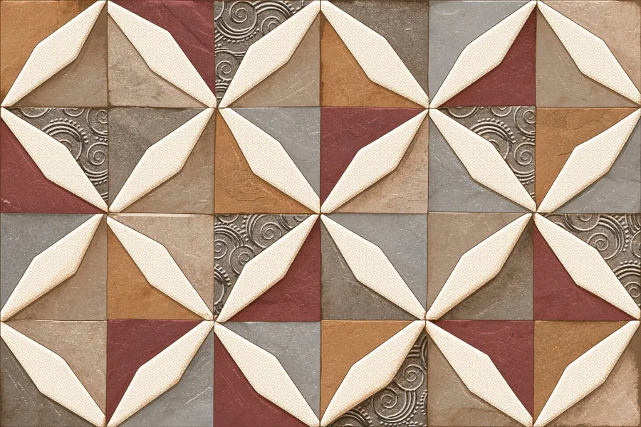 Spring 12 300x450mm Matte Ceramic tile in a stone look