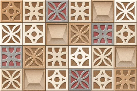 Tokyo 07 300x450mm Matte Ceramic tile in a floral look