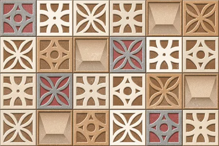 Tokyo 07 300x450mm Matte Ceramic tile in a floral look