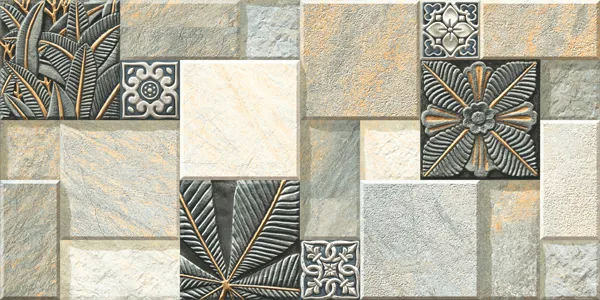 W Denver 10 300x600mm Matte Ceramic tile in a floral look