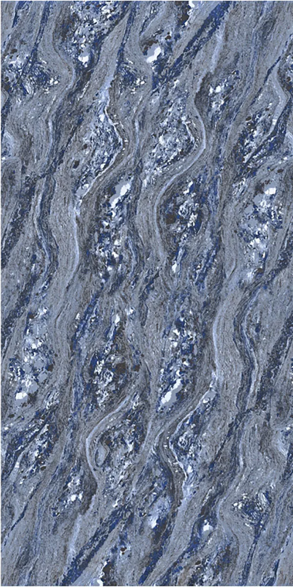 Glossy Finish Matrix Azul Double Charge 600x1200mm