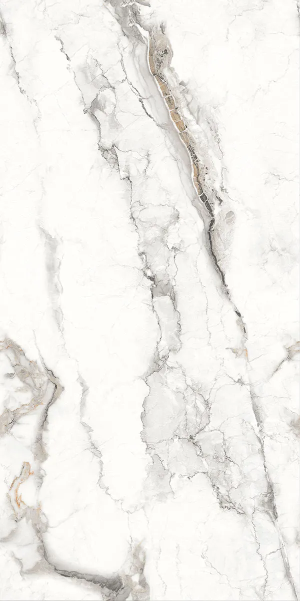 Anosa Natural 600x1200mm Matte Carving GVT tile in a marble look