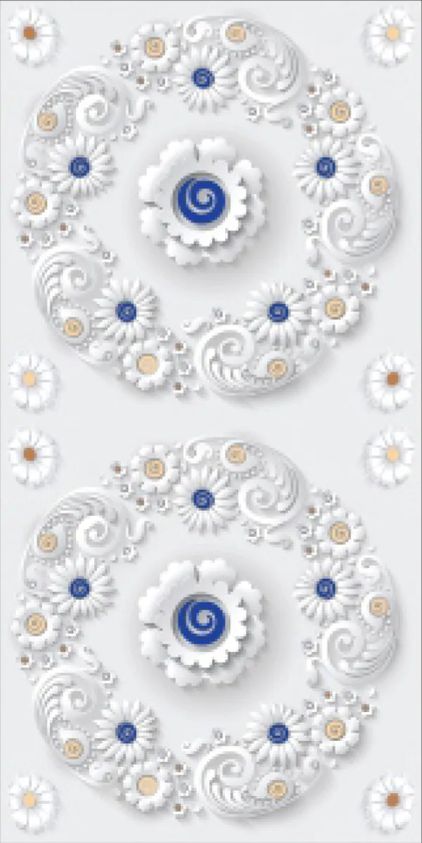 Glossy Finish 3D 007 PGVT 600x1200mm