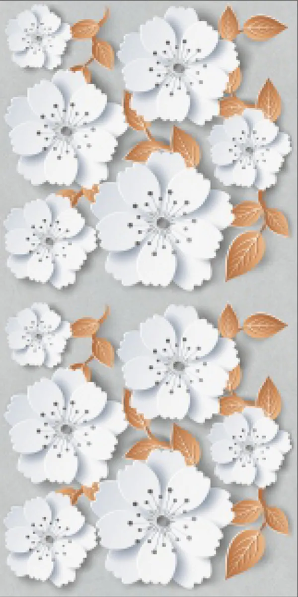 Glossy Finish 3D 008 PGVT 600x1200mm