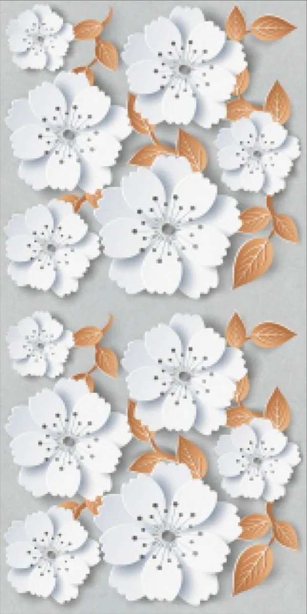 Glossy Finish 3D 008 PGVT 600x1200mm