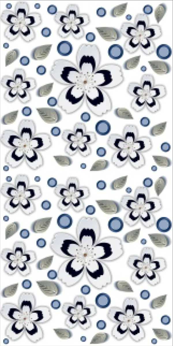 Glossy Finish 3D 009 PGVT 600x1200mm