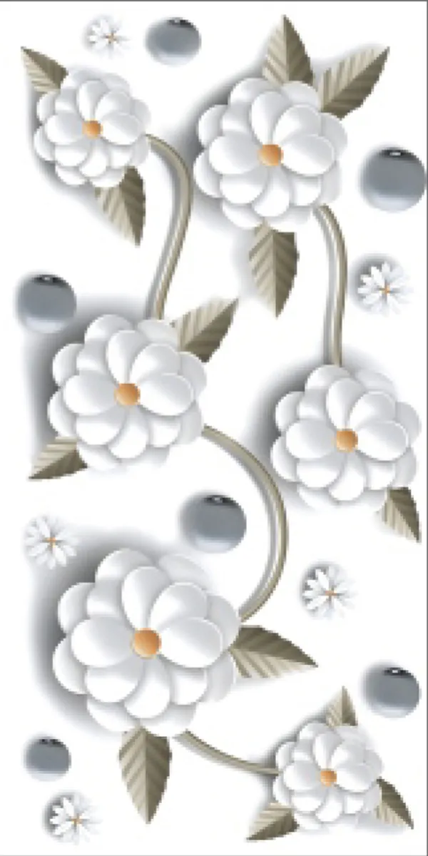 Glossy Finish 3D 012 PGVT 600x1200mm