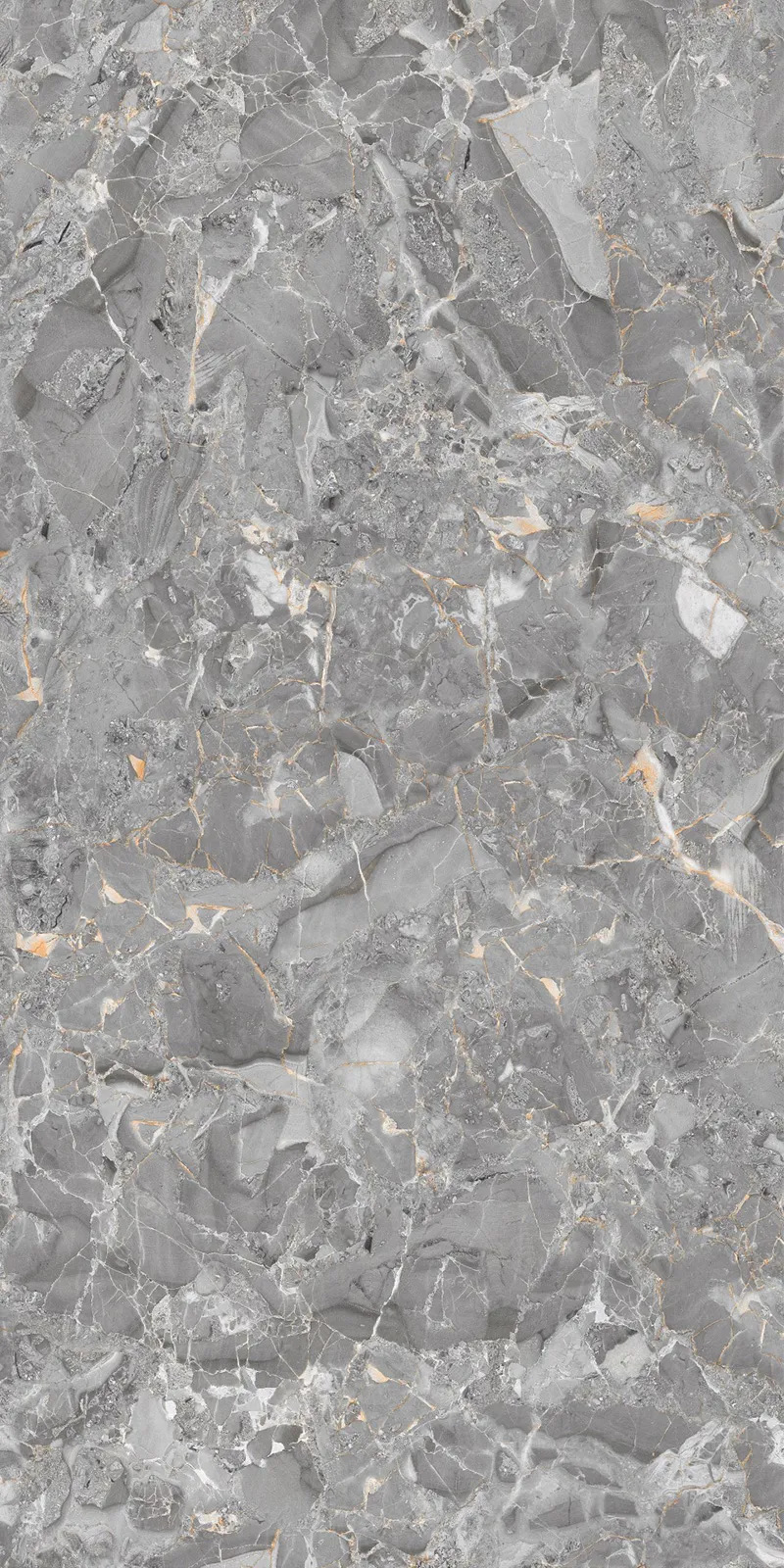Glossy Finish 80160 GL BULGARY GREY PGVT 800x1600mm