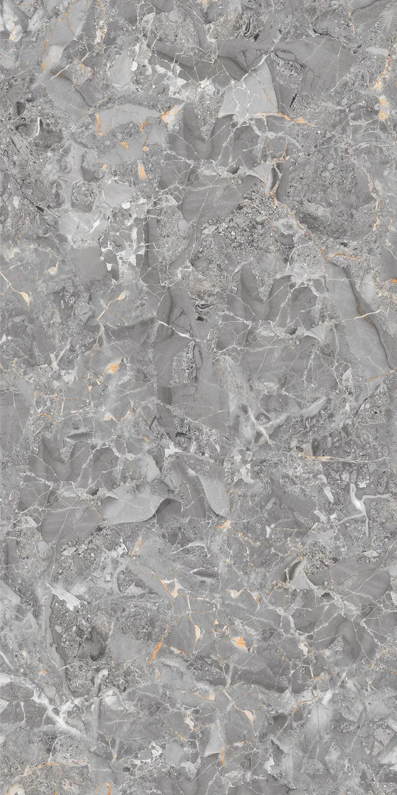 Glossy Finish 80160 GL BULGARY GREY PGVT 800x1600mm
