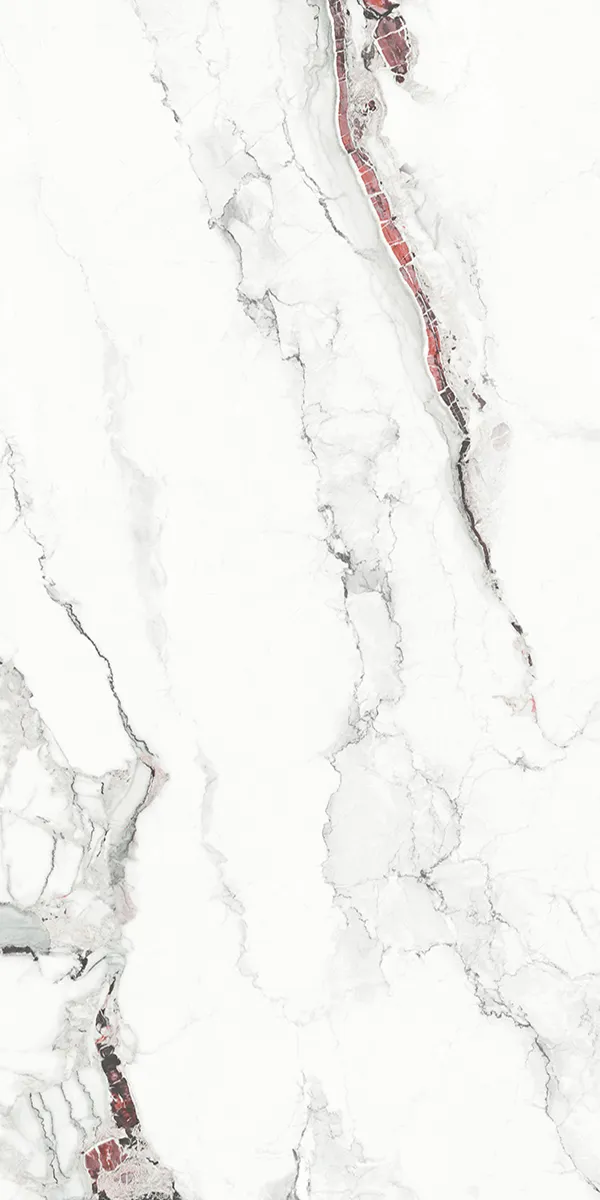 Semi Highglossy Finish Pantone Alcora Red 600x1200mm