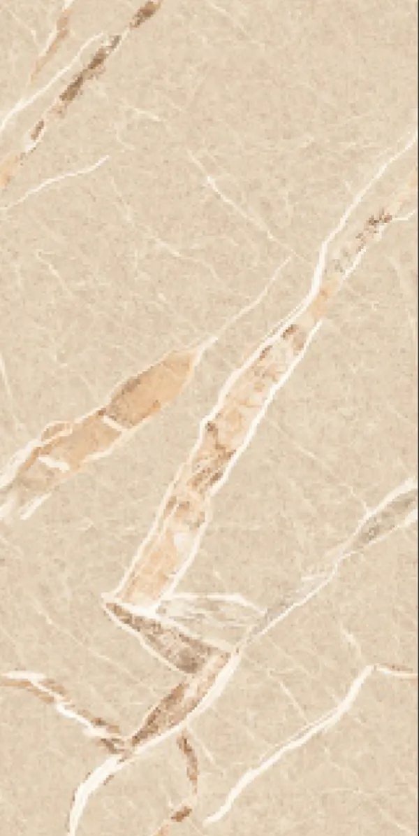 Amaranto Brown 600x1200mm Glossy PGVT tile in a marble look