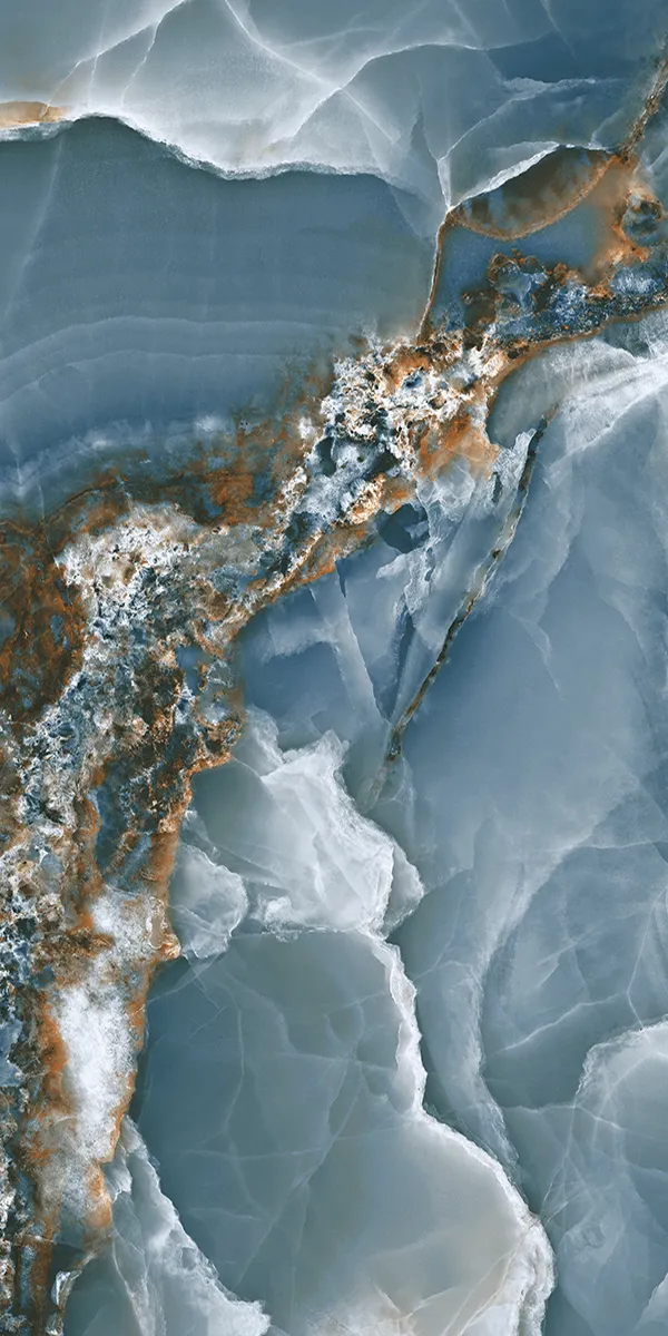 High Glossy Finish Nixiey Aqua 600x1200mm