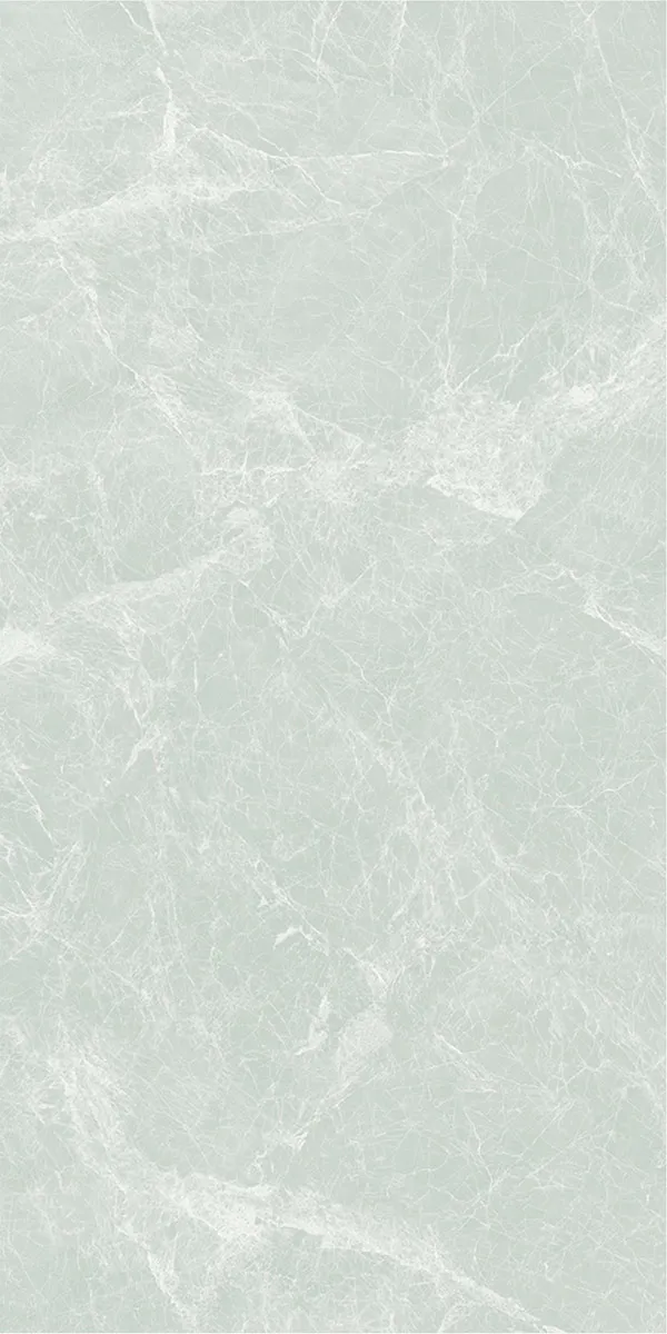Nivea Green 600x1200mm Glossy PGVT tile in a marble look