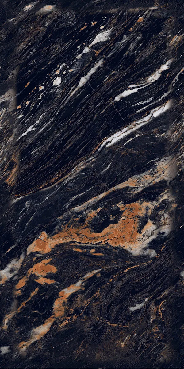 High Glossy Finish Artsy Nero PGVT 600x1200mm