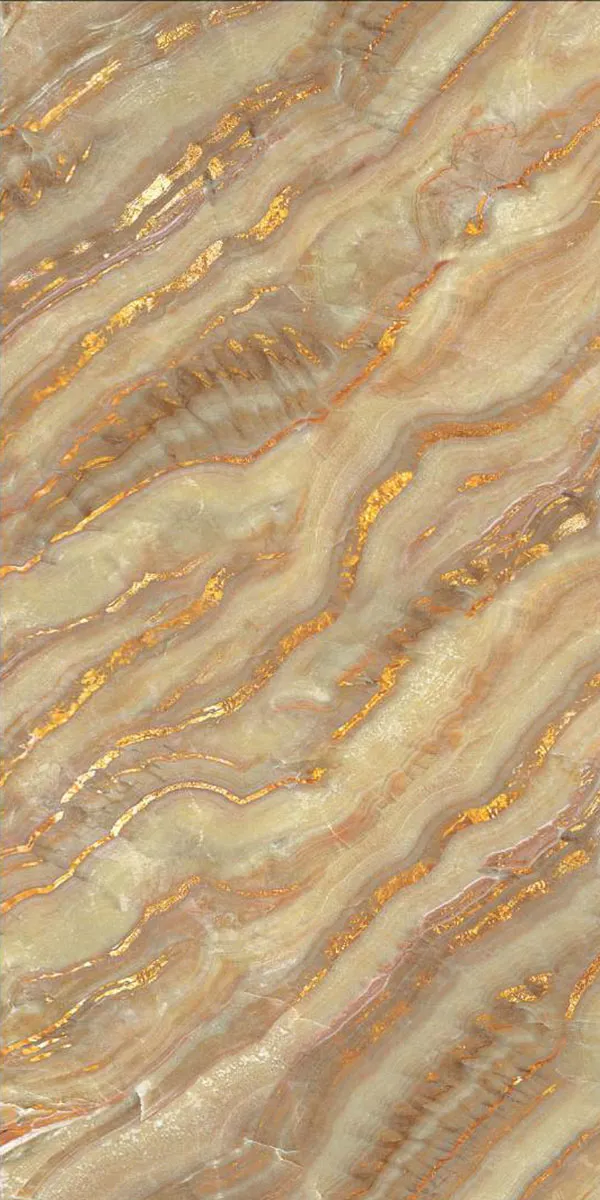 Glossy Finish AURIC GOLD PGVT 600x1200mm