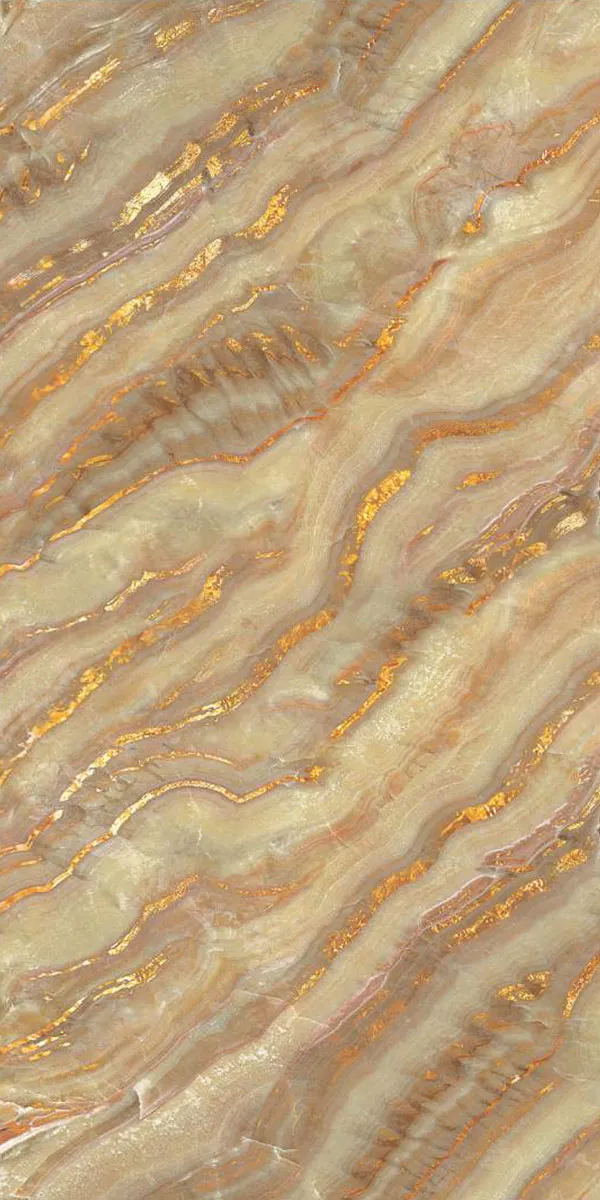 Glossy Finish AURIC GOLD PGVT 600x1200mm