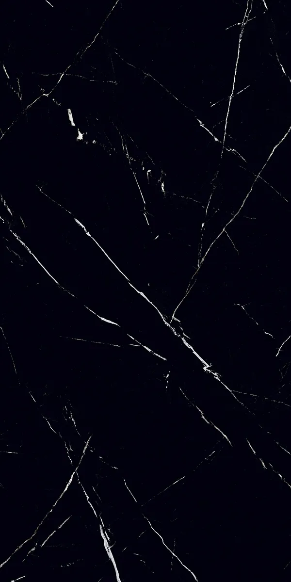 High Glossy Finish Black Marquina PGVT 600x1200mm