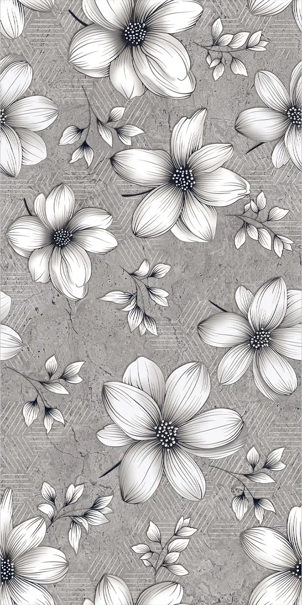 Glossy Finish Delfina Decor PGVT 600x1200mm