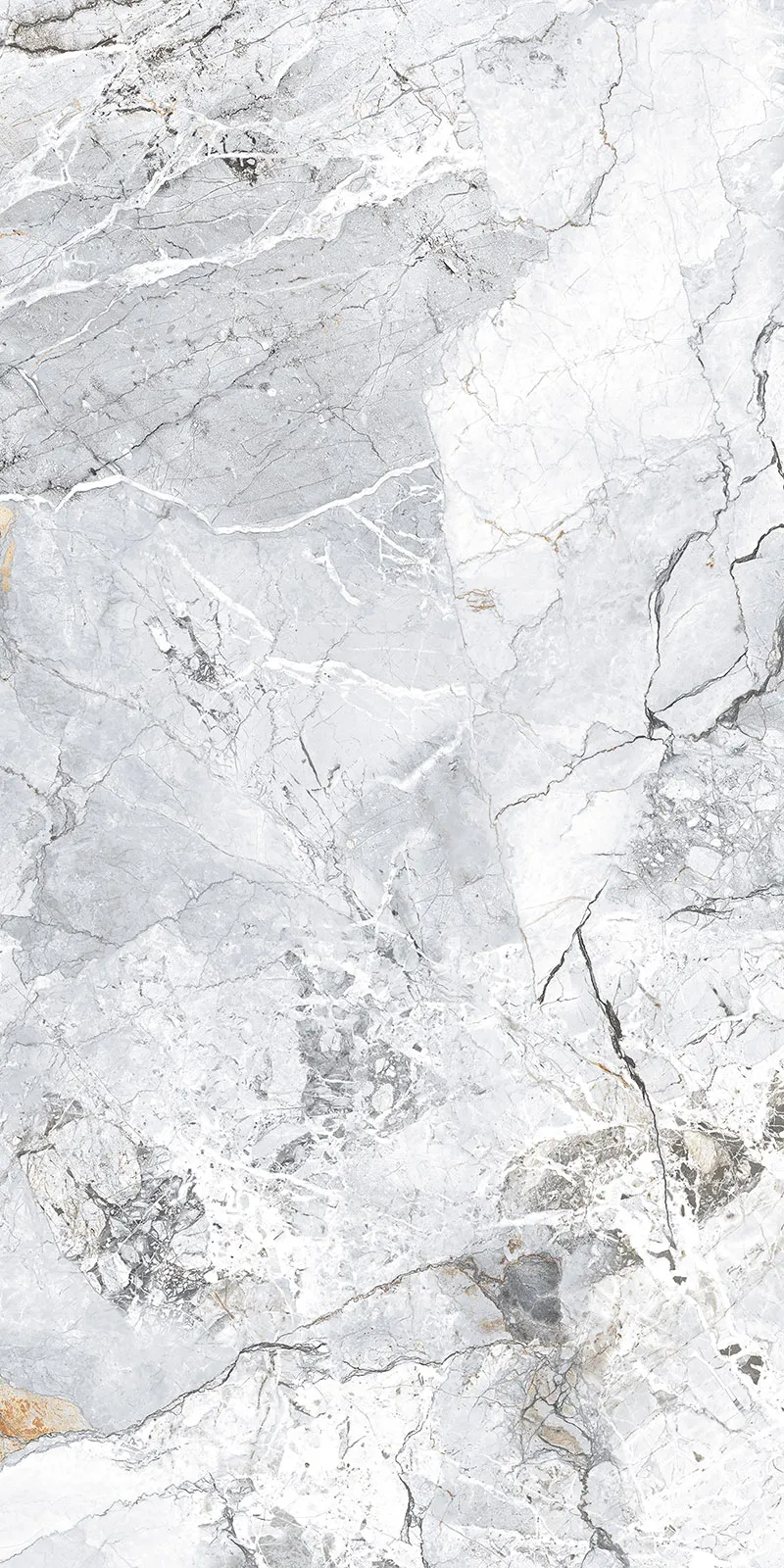 Glossy Finish Breccia Aurora White (800 x 1600) PGVT 800x1600mm