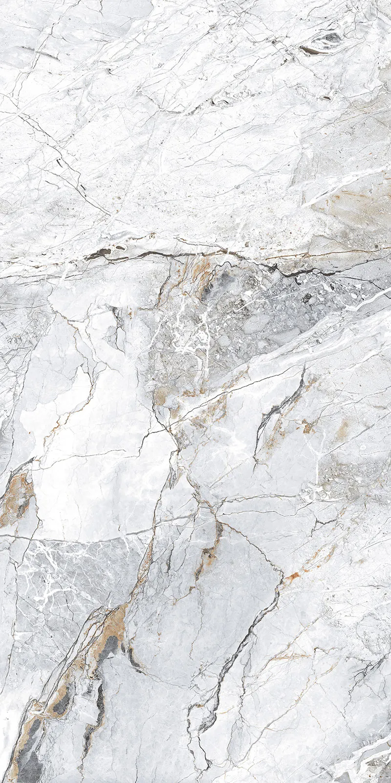 Glossy Finish Breccia Aurora White (800 x 1600) PGVT 800x1600mm