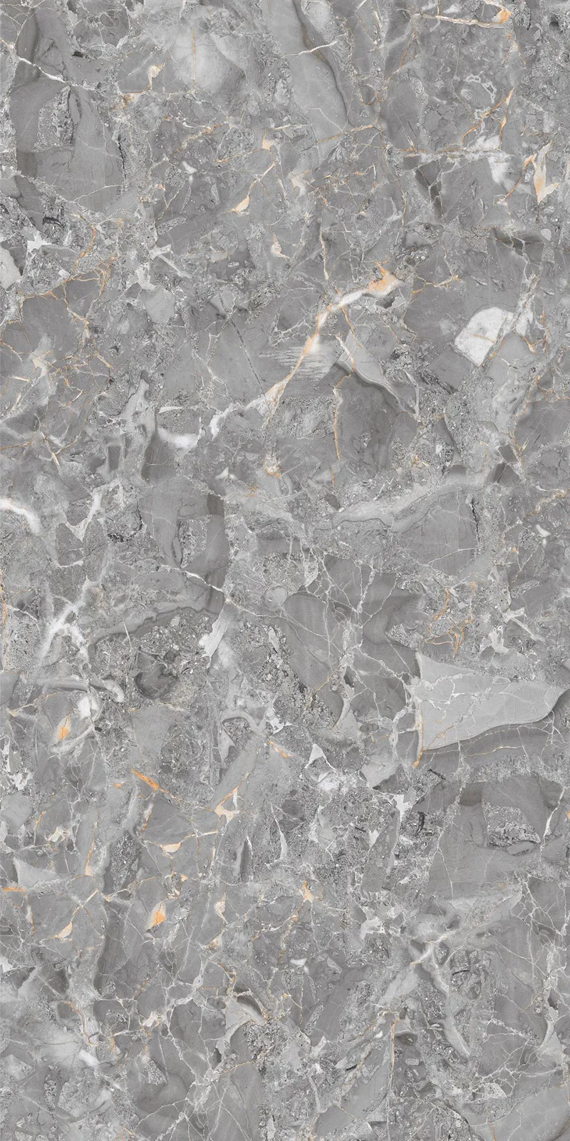 Glossy Finish 80160 GL BULGARY GREY PGVT 800x1600mm