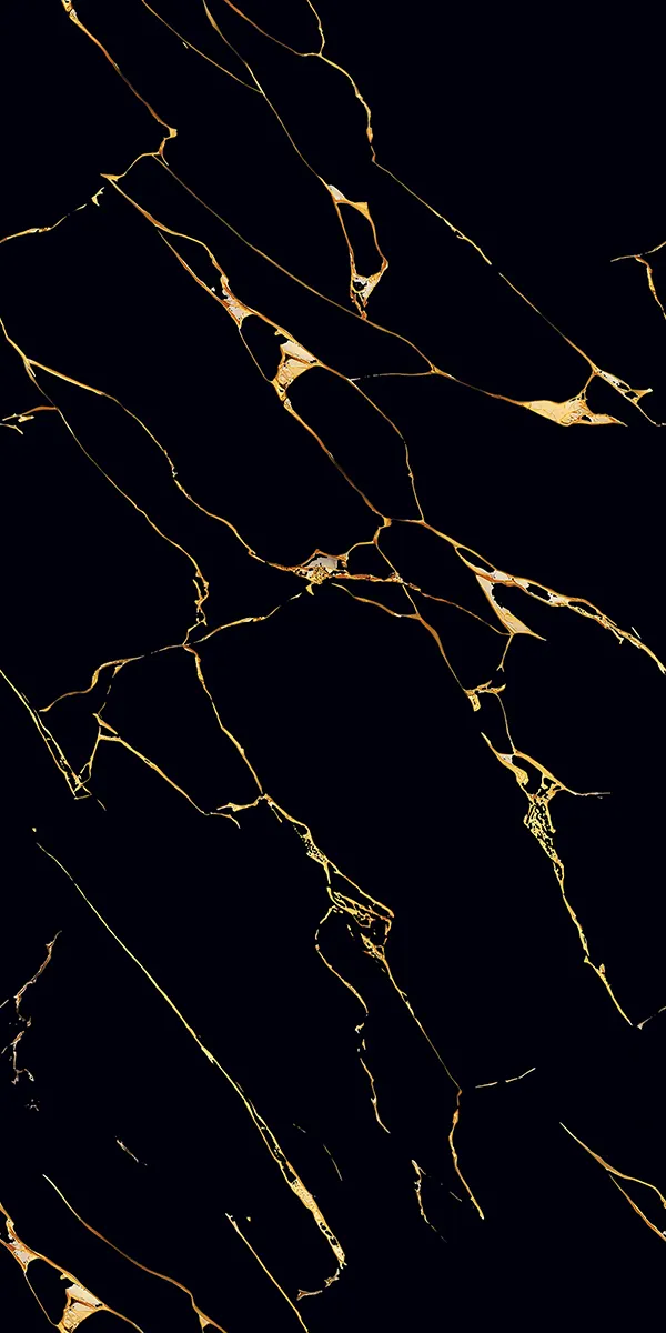 Super Highglossy Finish CALACATTA BLACK GOLD PGVT 600x1200mm
