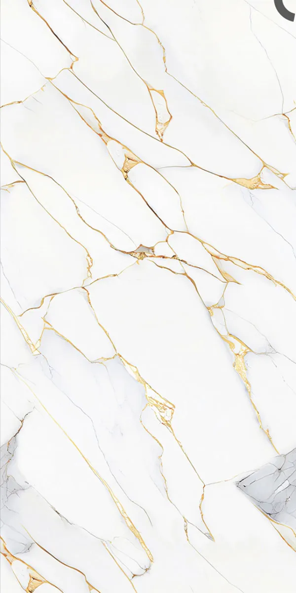 Glossy Finish Calacatta Gold  PGVT 600x1200mm