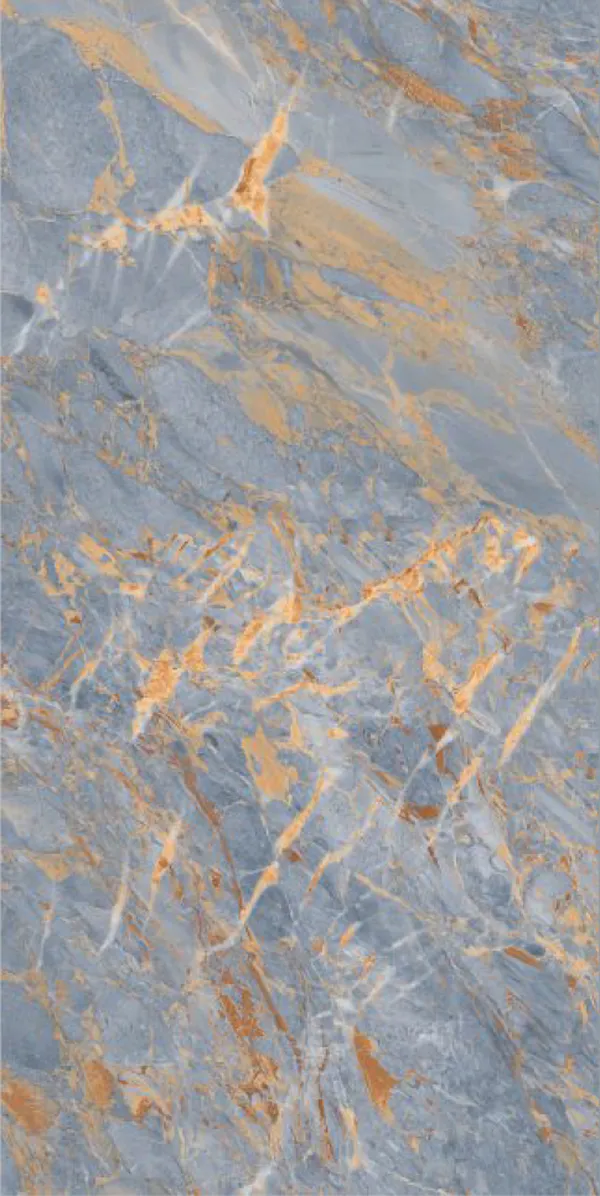 Glossy Finish Cladding Blue PGVT 600x1200mm