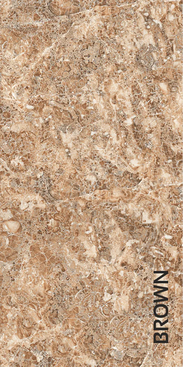 Glossy Finish Classic Empredor Brown PGVT 600x1200mm