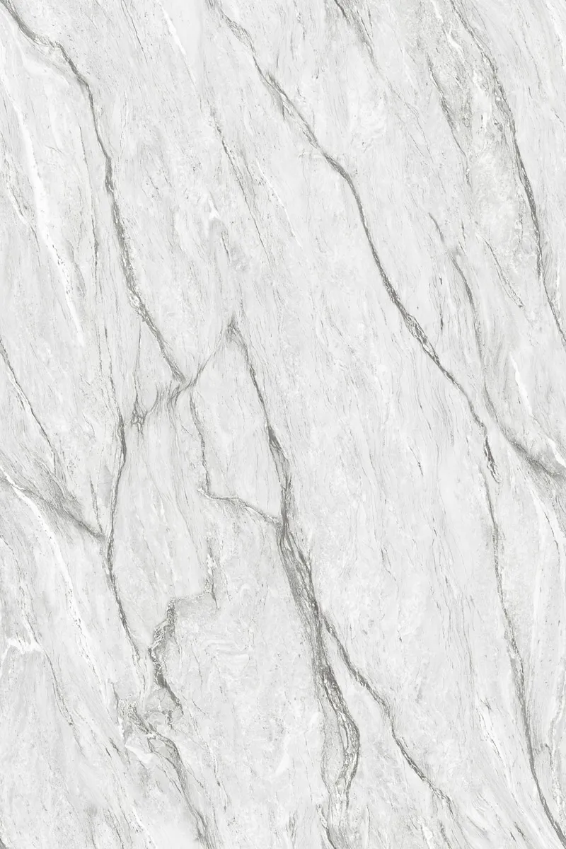 EL Dyna Chemri Bianco 800x1200mm Glossy PGVT tile in a marble look