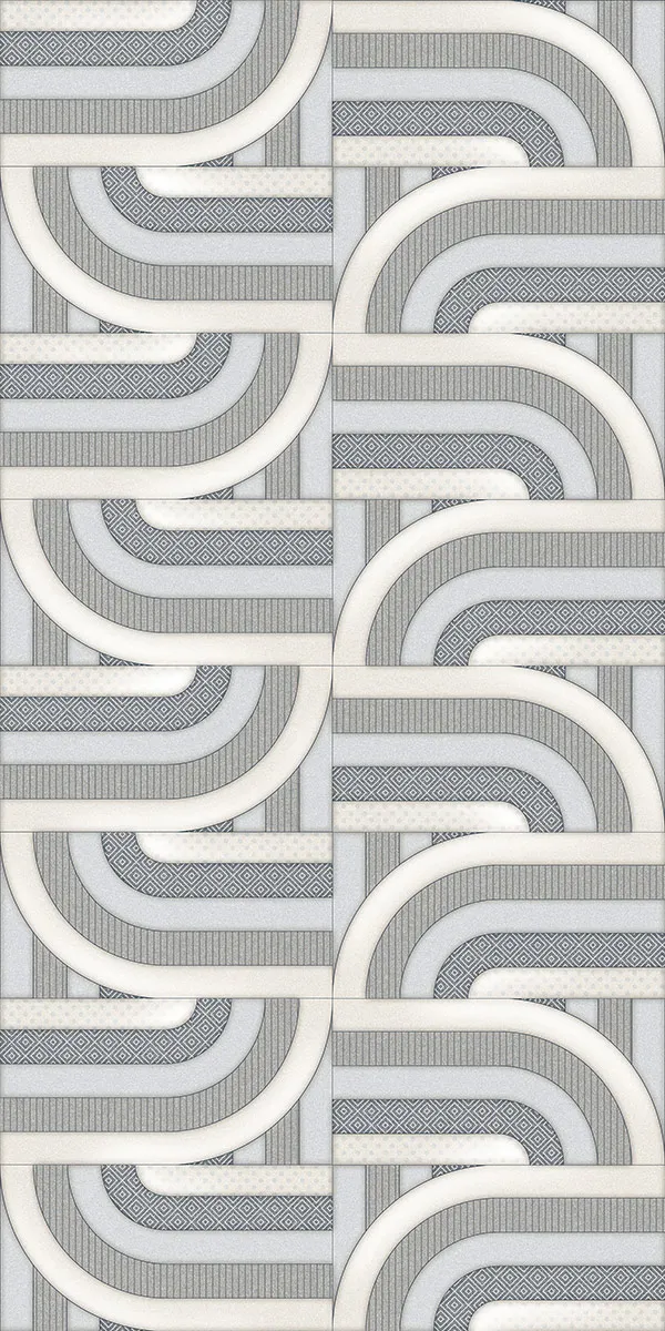 Glossy Finish Fenno Medium Decor PGVT 600x1200mm