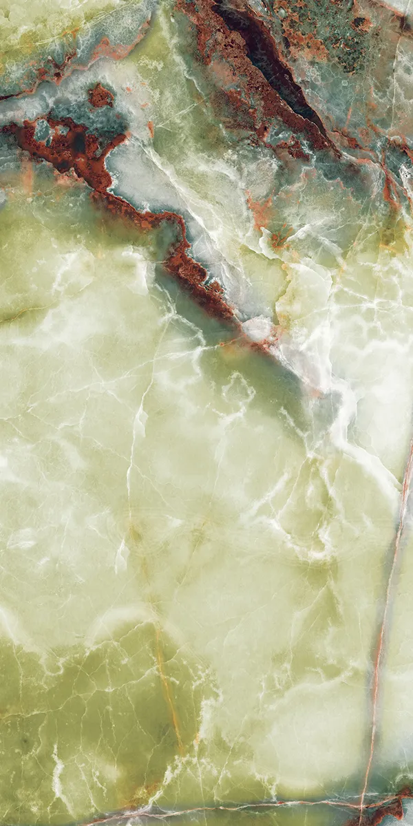 Semi Highglossy Finish Iris 1002 Yellow PGVT 600x1200mm