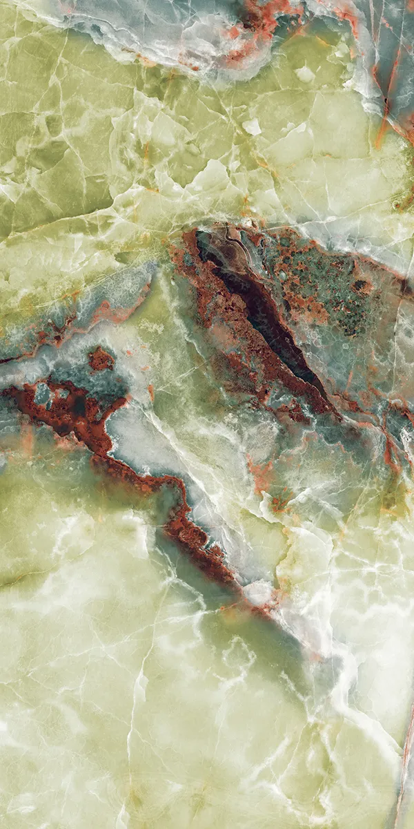 Semi Highglossy Finish Iris 1002 Yellow PGVT 600x1200mm