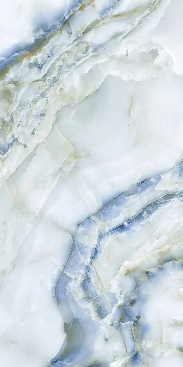 Iris 1042 Natural 600x1200mm Semi Highglossy PGVT tile in a marble look