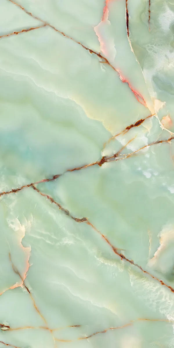 Iris 1043 600x1200mm Semi Highglossy PGVT tile in a marble look