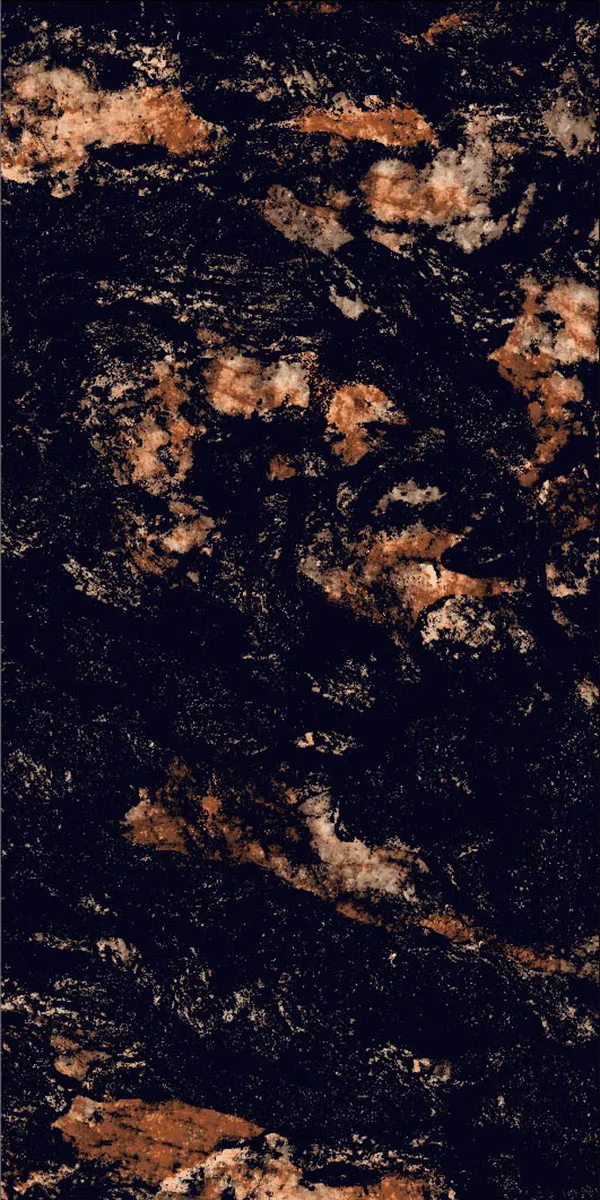 High Glossy Finish Kebon Nero PGVT 600x1200mm