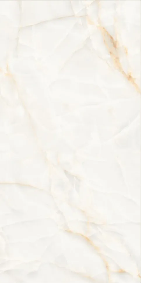 Glossy Finish Lujo Onyx Bianco PGVT 600x1200mm