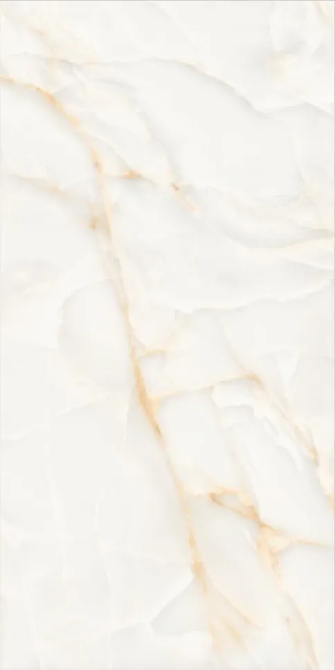 Glossy Finish Lujo Onyx Bianco PGVT 600x1200mm